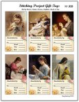 Cross Stitch Gift Tags Needlework Labels Ladies Stitching No.020 (image for) Cross Stitch Gift Tags Needlework Labels Ladies Stitching No.020